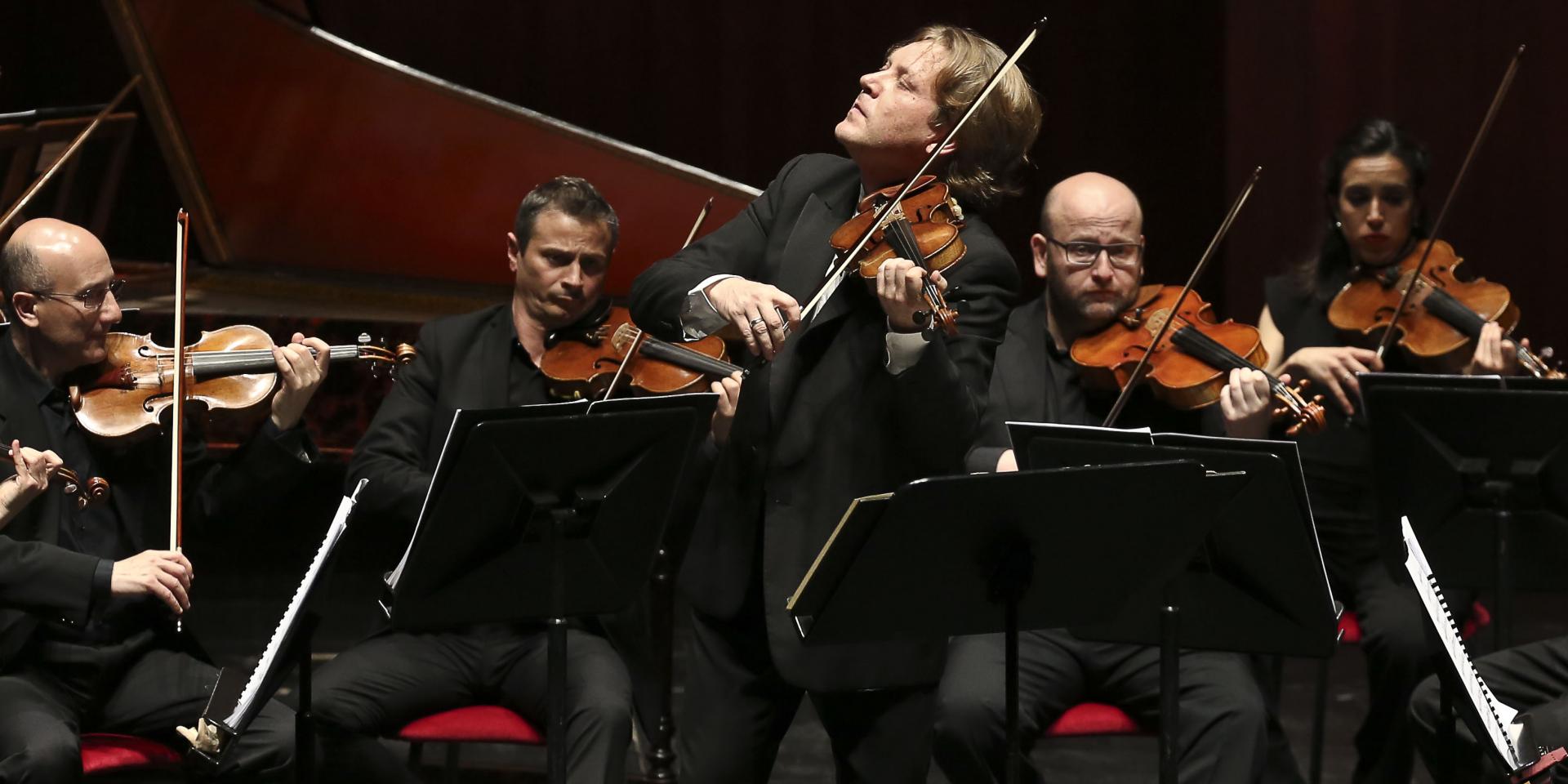 Sergey Galaktionov e l'Orchestra d'Archi Teatro Regio Torino (foto Ramella&Giannese)