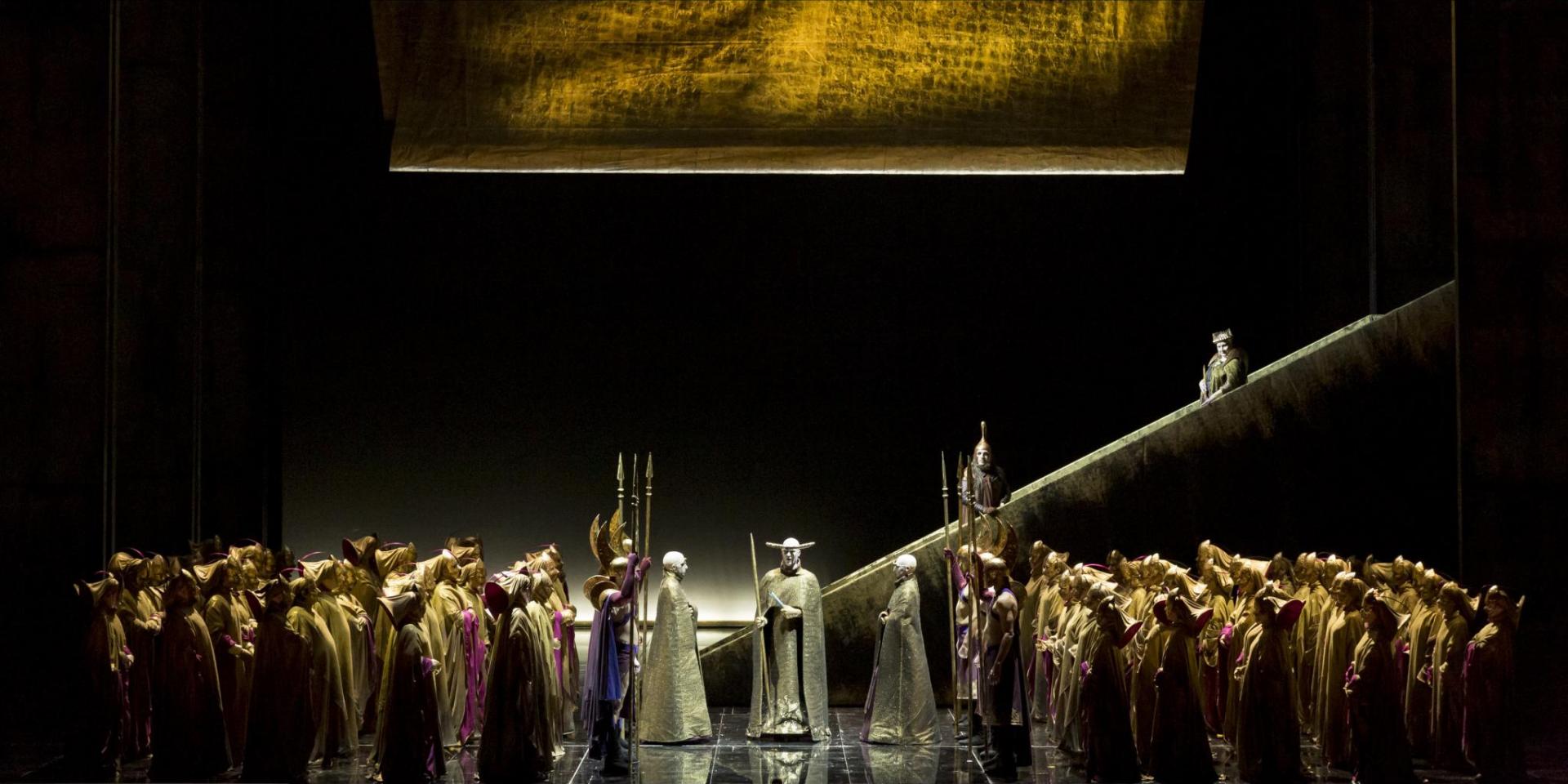 Foto di scena di Nabucco, parte II (foto Edoardo Piva)