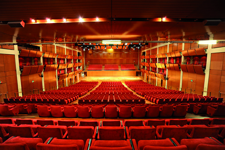 La sala dell'Auditorium Giovanni Agnelli