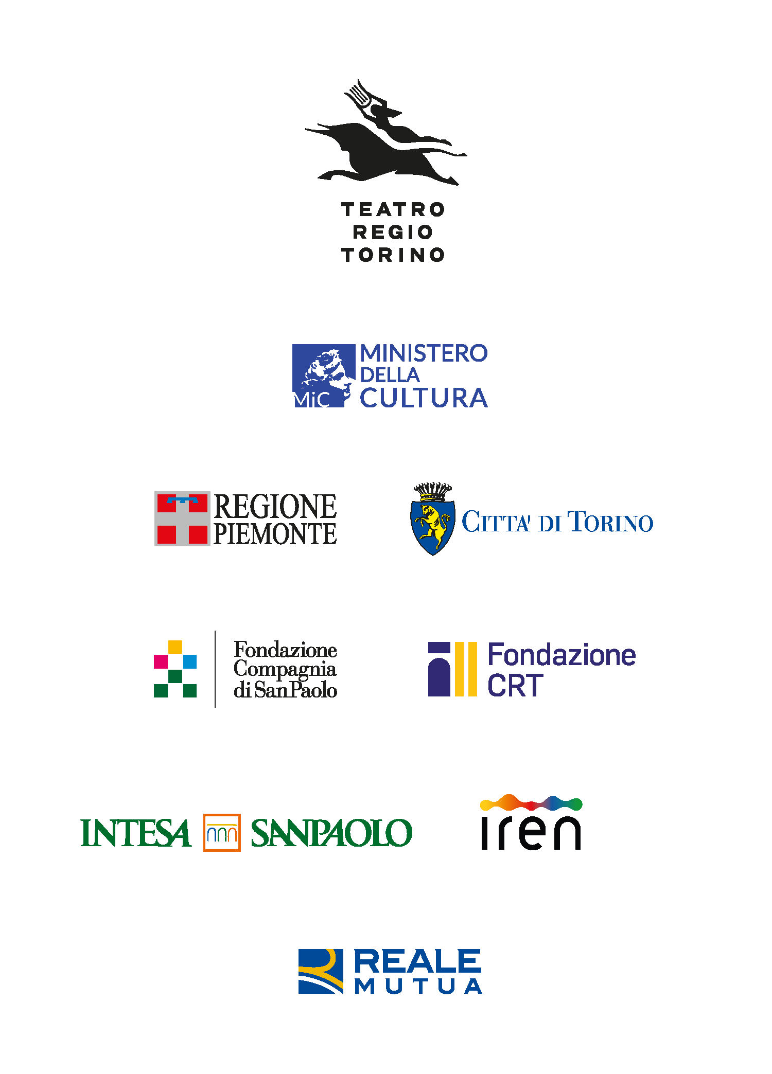 Membership List of the Teatro Regio Torino Foundation
