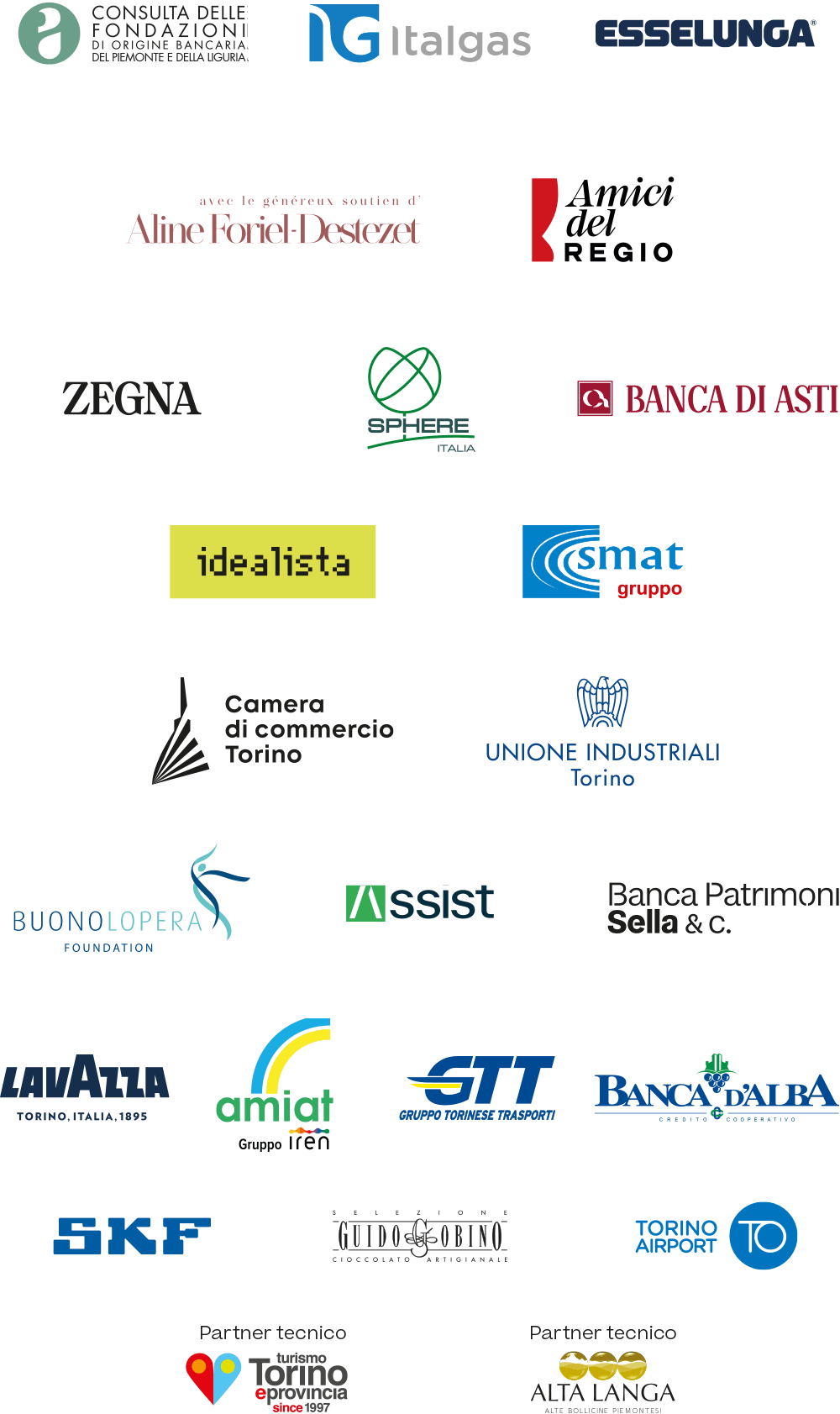Companies Supporting the Teatro Regio Torino Foundation