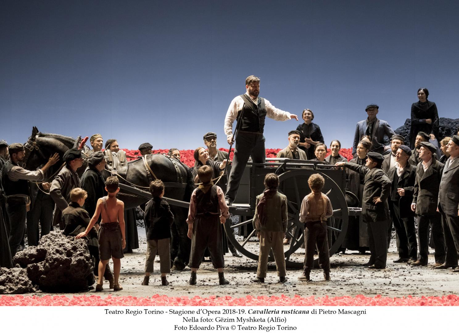 Foto di scena di Cavalleria rusticana
